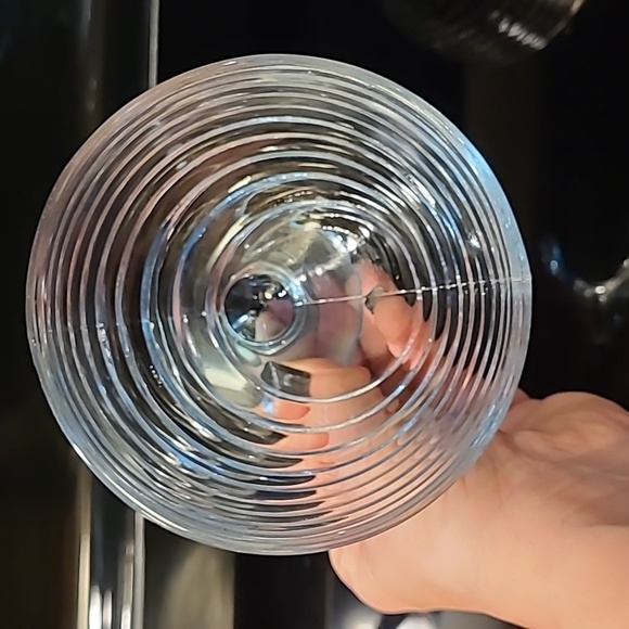 Anchor Hocking Manhattan Park Avenue Depression Glass Bowls Blue Set Of 2 Vintag - Picture 5 of 6